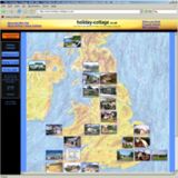web site - www.holiday-cottage.co.uk  Advertising board